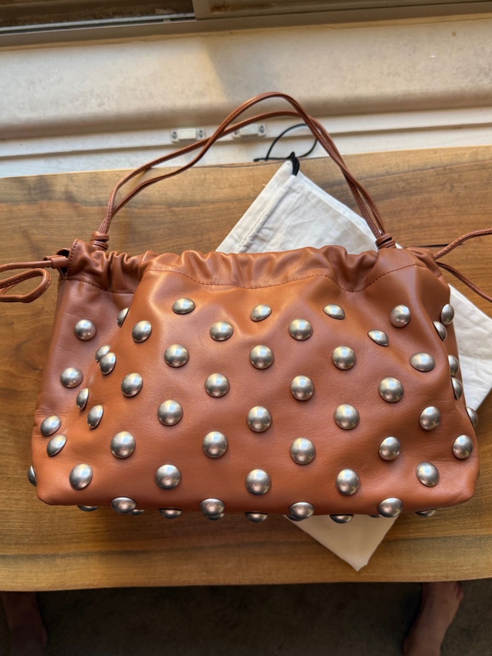 A.L.C Arlo Studded Bag in Brown - NWT - Picture 3 of 8